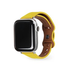 EGARDEN Apple Watch 皮革錶帶 Slim 42/44/45mm, 含羞草