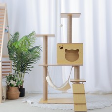 Hongun 貓咪貓跳台 M015, 1個, 混合顏色