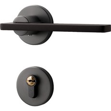 摩登門把手 黑色, 1個