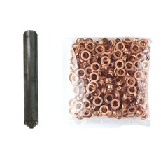 QUE CHUNG Suncheong National Eyelet Star Punch + 孔環 300p, 1套