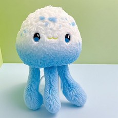 순잠 바다의 귀여운 친구들 인형 해파리, 블루, 1개, 30cm