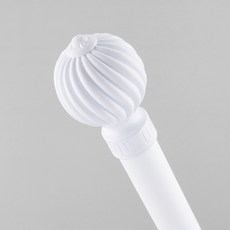 홈드레브 프리미엄 35mm 커튼봉, 화이트솔라