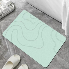 KOVIRA 규조토 미끄럼방지 욕실용 매트 30 x 40 cm, 타입 4, 2개