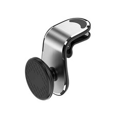 비쉐르 미니폴 마그네틱 차량용 송풍구 거치대, 1개, 실버