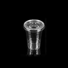 마켓맨 일회용컵 + 플랫 뚜껑 세트, 240ml, 1개입, 200세트