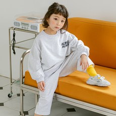 BAOBAB NAMU 童款Always Always印字寬鬆感長袖上衣+長褲組