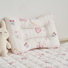 Modern House 兒童用 Mommy Hug 柔軟水洗甜心兔可水洗頸椎枕, 粉紅色