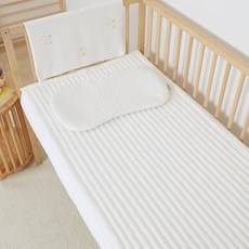 이몽 아기 침대 호환 듀라론 사계절 양면 패드, 화이트, 1개