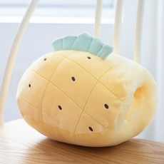 Dasadam.com角色手握午睡枕頭靠墊 A00100, 菠蘿