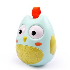 itemtrade 寵物不倒翁玩具 100 x 100 x 120 mm, 02 貓頭鷹 藍色, 1個