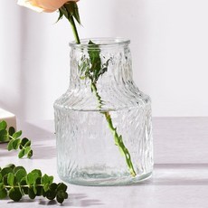 Seonbit 透明玻璃質感室內裝飾花瓶, 波浪