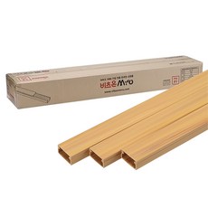비츠온 PVC 사각 몰딩 1호, 우드, 100개