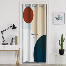 A'HOP 不含桿 全覆蓋現代風遮光窗簾, 款式 11