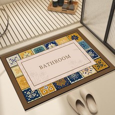 AFAMIC 艾法 橡膠珪藻土防滑軟地墊, 66, 1個