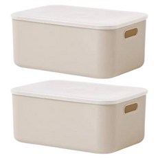 Room&Home Any Pantry 收納箱, 米色,M(260 x 365 x 160 mm), 2個