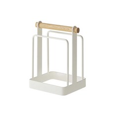 Velobi木質把手砧板架, 白色的, 1個