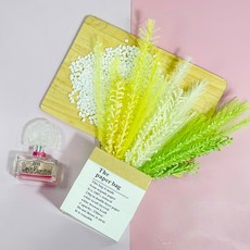 러블리팜 조화 팜파스 꽃 3종 + 페이퍼백 세트, 믹스A, 1개