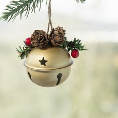 Home Flow 北歐風格聖誕樹裝飾品 鈴鐺吊飾 E, 1個, 混合顏色