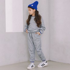 KISPO 兒童Ali Mason刷毛束口褲上下套裝