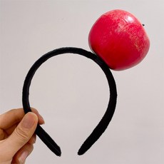 마켓피아 재밌는 파티 웃긴 야채머리띠 25, 사과, 1개