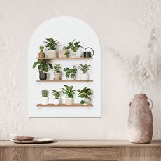 SANGSANG HOO 拱形海報 我的小花園