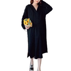 寬鬆連帽孕婦連身裙 JJ919