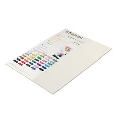 paperculture Davinci Emboss 厚磅雙面壓紋紙 180g 4開 No 52 奶油色, 7個