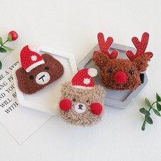 HARAROI 毛球動物朋友抓夾 3入