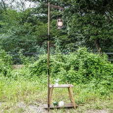 모닥 클래시 랜턴 스탠드 파일 드라이버형, 우드, 1개