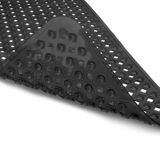 SONIO 吸附式日常防滑浴缸墊, 1個, 07 黑色