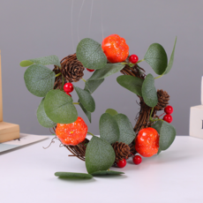 Treoba 漂亮人造花環 45g 25 x 24 cm, B款