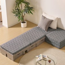 ALTTEURI 3折式床墊 200 x 60cm, 13cm, 炭灰色