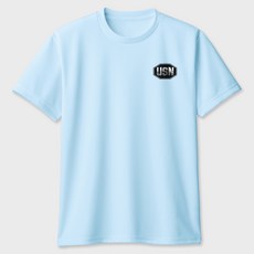 하이후 육각 USN 라운드 반팔티