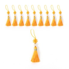 홈앤라이프 短流蘇, 黃色, 10個