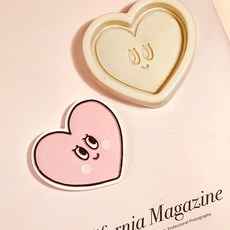 ANGLE THING 矽膠模具 2入, 愛心CP 女生愛心