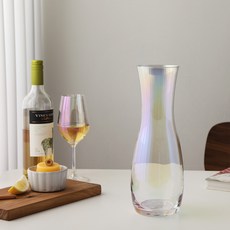 纖巧線條極光玻璃花瓶 SH2018045-A, 透明