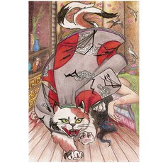 Market A 日式居酒屋貓咪多用途半門簾, TYPE06
