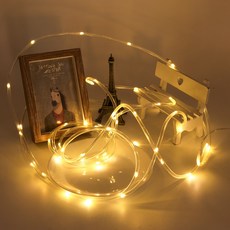 LED太陽能軟管燈 22m 200顆, 黃燈