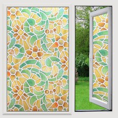 언헤브 다용도 유리창 필름 시트지, 04레트로, 30 x 300 cm