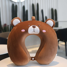 애니멀 목베개 쿠션, 베어