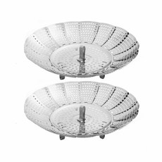 多功能不鏽鋼蒸籃, 27厘米, 2個