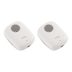 우아쥬르 UVC LED 휴대용 건조 칫솔살균기 2p, STB-021, 클라우드 화이트