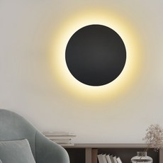 WONHA 室內壁燈 Scomi LED24W 大 黃光, 黑色