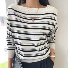 Lusida 女性用Neloa基本款船型領針織衫