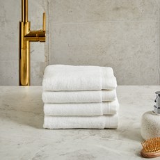 Modern House WOW Forest 高磅數洗臉毛巾 180g, IVORY, 4個