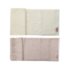 Ocean Towel 軟硬身體套裝 2, 粉色+象牙白, 1組, 2個裝