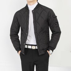퍼스파이어 마인플로우 남성용 골프 단추 패딩 점퍼 DAJF4