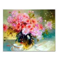 ADICO DIY 繪畫下午茶時間和粉紅色花朵 PG46, 混色