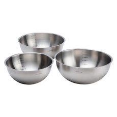 cusinine 不銹鋼攪拌碗3件組