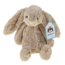 젤리캣 바쉬풀 버니 S 애착인형, 베이지, 1개